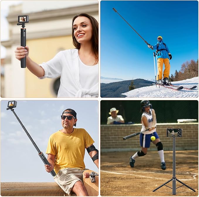 VRIG TP21 54inch Telescopic Selfie Stick Long - Image 6