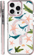 Case for iPhone 16 Pro Max, Sealife Whale Ocean Wildlife Clear Phone Case by Toulas