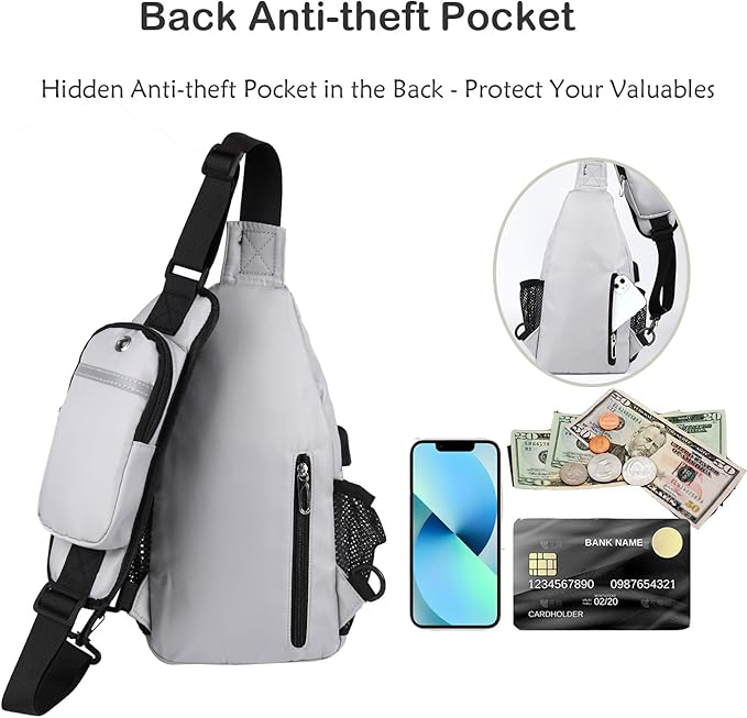 JENAGREEN Waterproof Sling Backpack Crossbody Sling Bag - Image 6