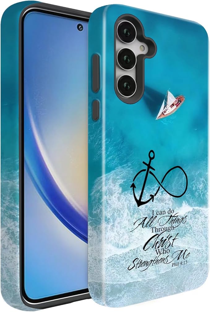 Compatible for Samsung Galaxy A57 5G Case, Dual Layer Heavy Duty 2 in 1 by BSMOSPER