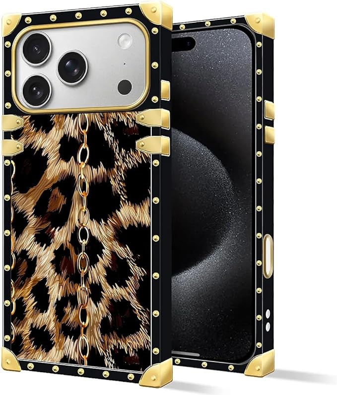for iPhone 17 Pro Max Case Luxury Golden Decoration - Image 2