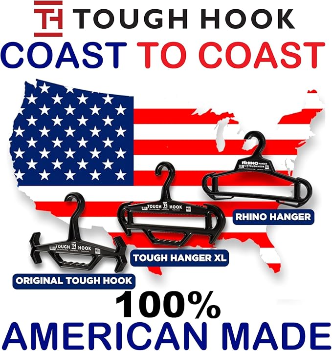 Tough Hook Original Heavy Duty Hangers – The Superhero of Hangers | American - Image 2
