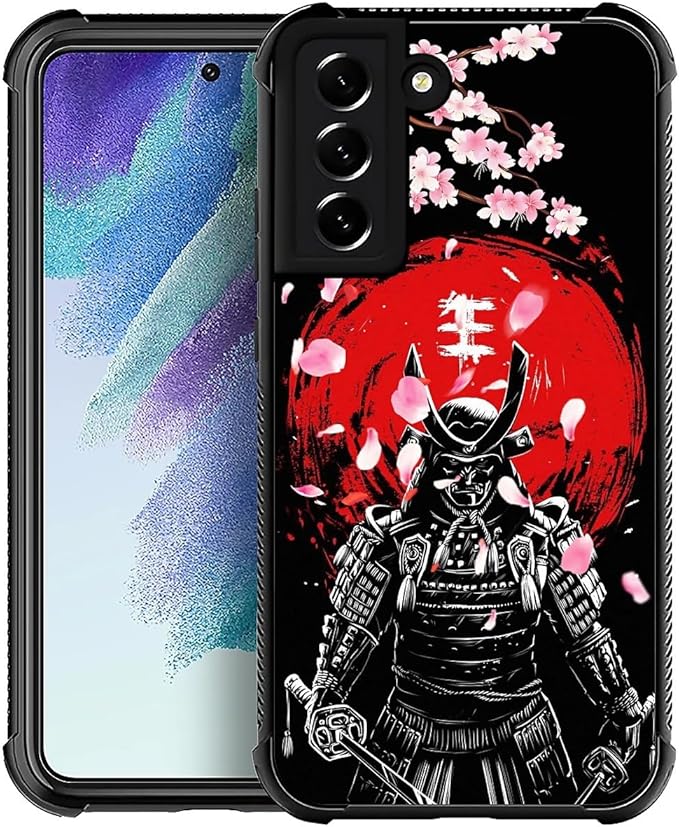 for Samsung Galaxy S21 Plus Case, Sakura Japanese Samurai Pattern Graphic by FKBRCL4U