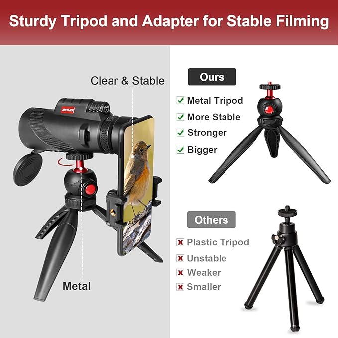 80x100 Monocular Telescope for Smartphones - Image 5