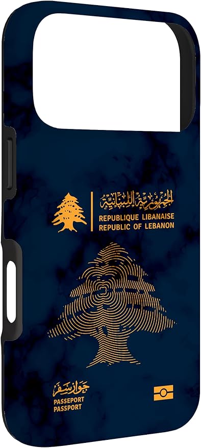 Lebanon, Lebanon Passport, Lebanon Flag, Lebanon map. Case - Image 3