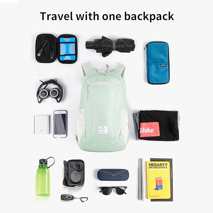 Naturehike 18L Lightweight Hiking Daypack, Waterproof Camping Packable Backpack - Image 4