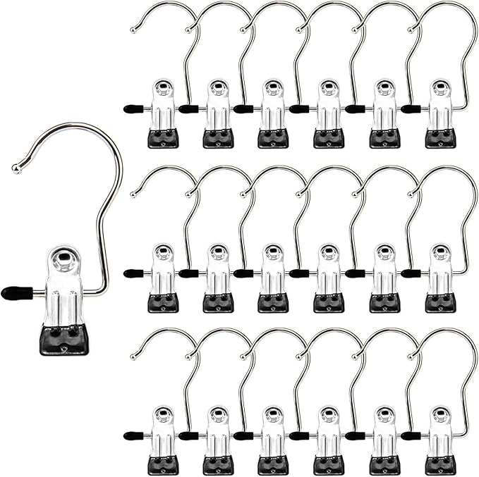 Laundry Hooks Hanging Clips Clothes Pins Closet Hanger Organizer Clamps Socks by MECHEER