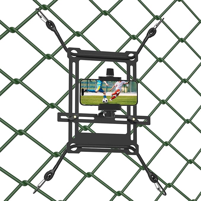 Fence Phone Mount for Baseball Games, Compatible by Gitaobac