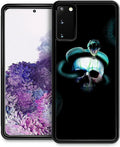 for Samsung Galaxy S20 Case, Skeleton Winding Snake Pattern Graphic Design Girl by FKBRCL4U