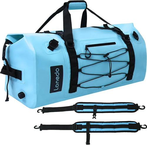 80L Dry Bag Large Waterproof Bag Roll-Top Heavy Duty Fishing Duffel Bag by Lanedo