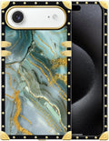 for iPhone 17 Air Case Luxury Golden Decoration by Unknown