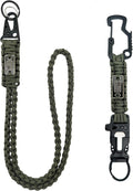 DDOUT Heavy Duty Paracord Lanyard 550 Paracord Braided Keychain by DDOUTOutdoor