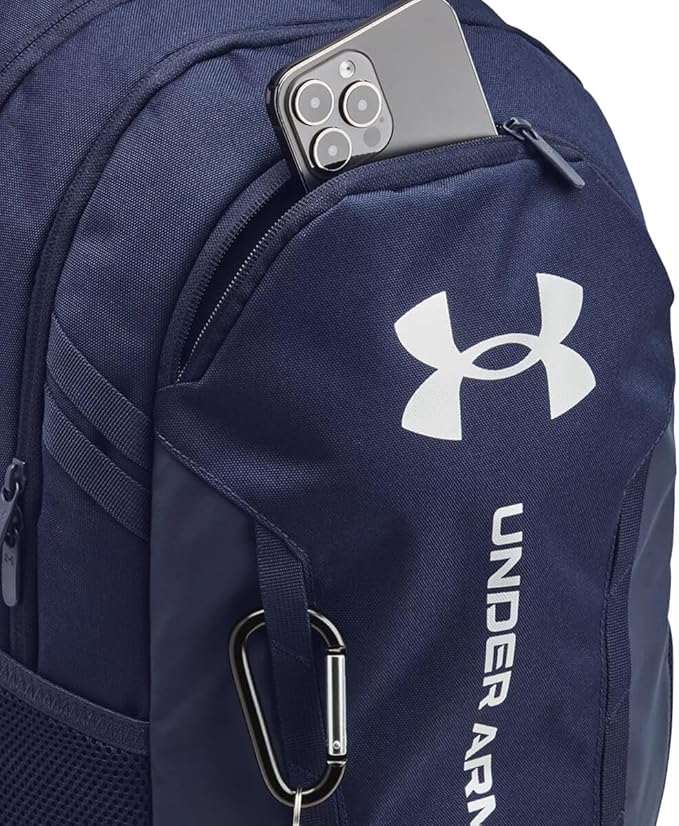 Under Armour Unisex-Adult Hustle 6.0 Backpack, Midnight Navy/Midnight - Image 3
