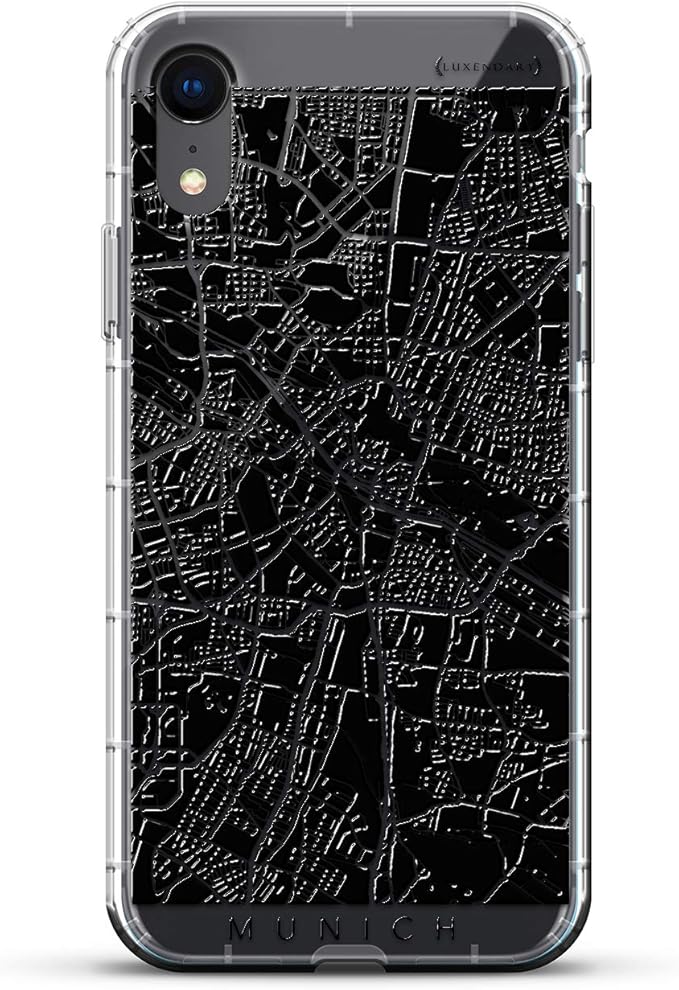 Munich Streets Map | Luxendary Air Series Clear Silicone Case - Image 2
