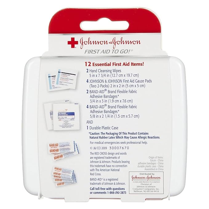 Johnson & Johnson First First Aid Kit Travel Size - Image 2