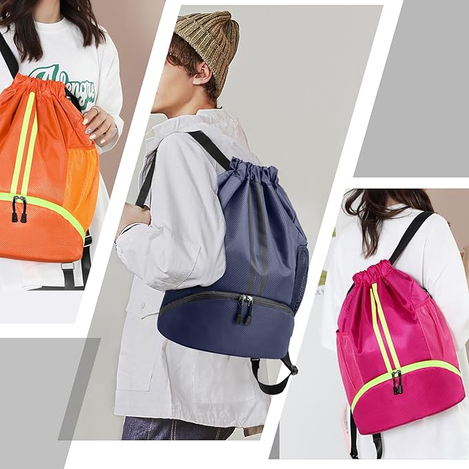 Hoedia Sports Drawstring Backpack - Image 7