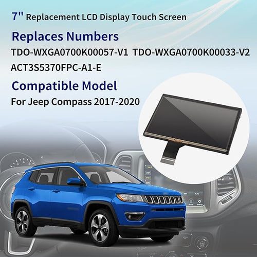 7" Inch Replacement Uconnect VP2 LCD Monitor Display - Image 2