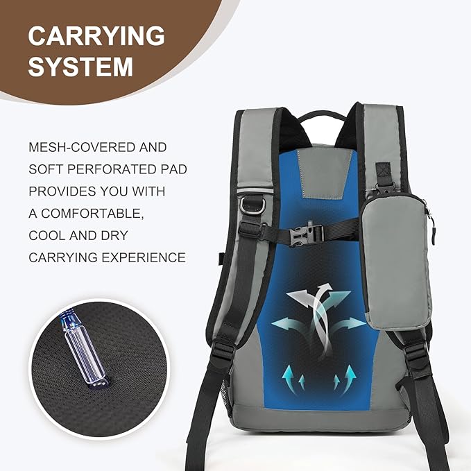 Small Hiking Backpack for Women Men 20L Lightweight Travel Backpack - Image 3