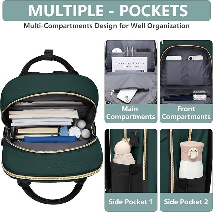 Laptop Backpack for Women Work Bag - Image 3