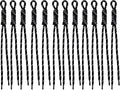 Paracord Keychain Paracord Bag Charm 12pcs Braided Nylon Rope Keychain Cord by Cmidy
