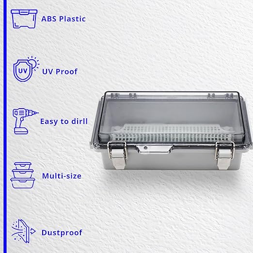 MAKERELE Small Outdoor Junction Box Waterproof Electrical IP67 Plastic Enclosure - Image 5