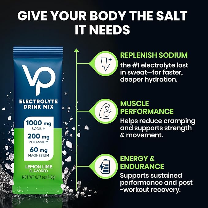 Venture Pal High Sodium Sugar-Free Electrolyte Powder Packets - Image 5