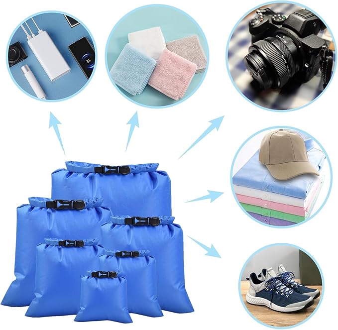 6PCS Dry Bags Waterproof, Lightweight Dry Bags - Image 5