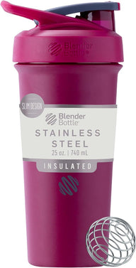 BlenderBottle Sport Sleek Insulated Stainless Steel Shaker Bottle