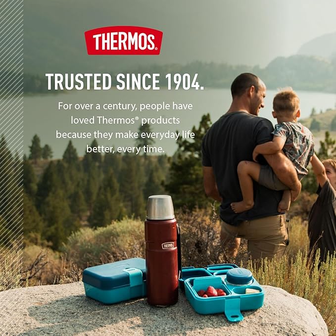 THERMOS Stainless King Vacuum-Insulated Beverage Bottle, 40 Ounce, Matte - Image 7