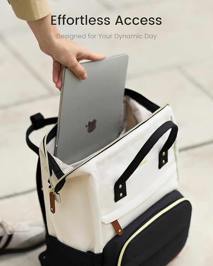LOVEVOOK Laptop Backpack for Women, 15.6 Inch Work Business Backpacks Purse - Image 3