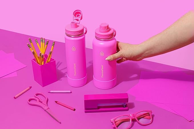 ThermoFlask 24 oz Double Wall Vacuum Insulated Stainless Steel Water Bottle - Image 4
