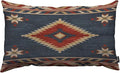 TKS MITLAN Southwest Diamond Blue Red Pillow Covers 12 x 20 Inch Indian Style by TKS+MITLAN