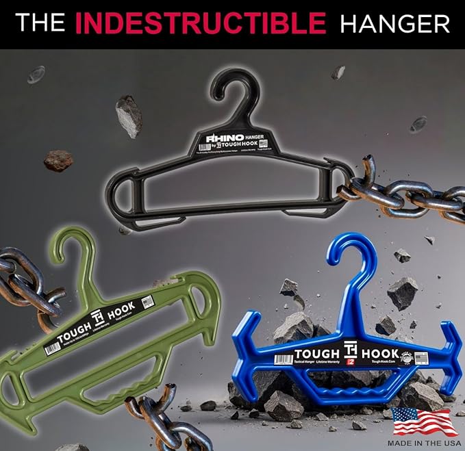 Tough Hook Original Heavy Duty Hangers – The Superhero of Hangers USA-Made - Image 5