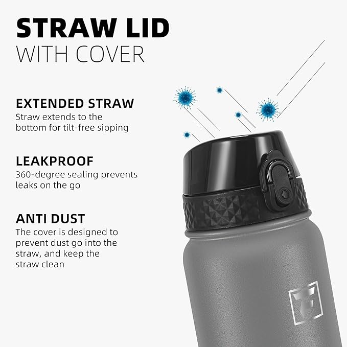 Fanhaw 32 oz Insulated Stainless Steel Water Bottle - Image 4