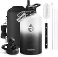 RAYMYLO One Gallon Water Bottle Insulated, Triple Walled Vacuum Stainless Steel by RAYMYLO