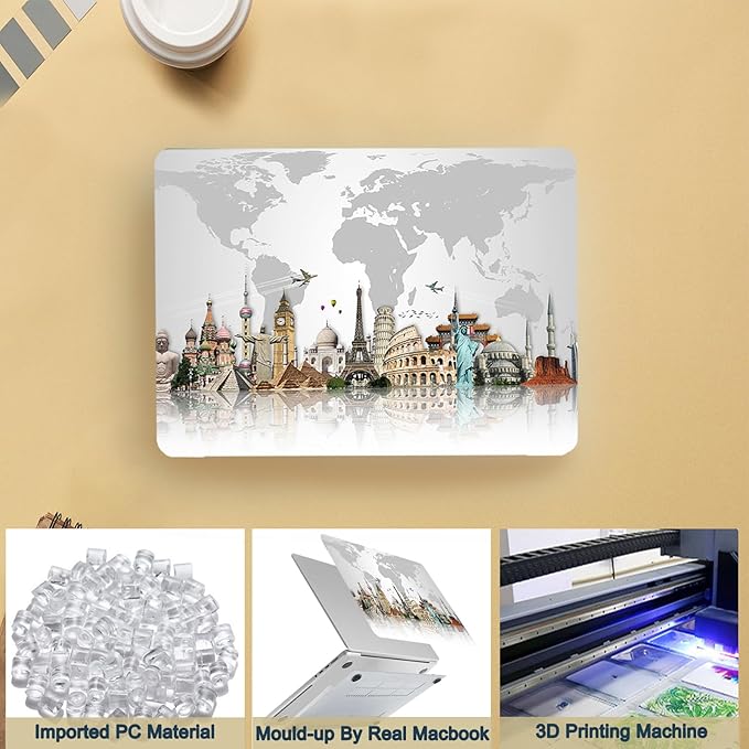 Hard Shell for MacBook 12 inch Case Retina 2015 2016 2017 Release, Plastic - Image 4