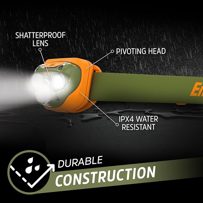 Energizer LED Headlamp PRO, IPX4 Water Resistant Headlamps, High-Performance - Image 8