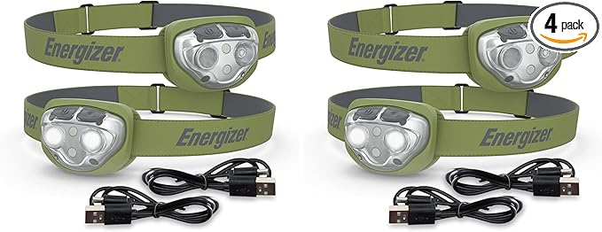 Energizer PRO-400 Headlamp Rechargeable, IPX4 Water Resistant Rechargeable by Energizer