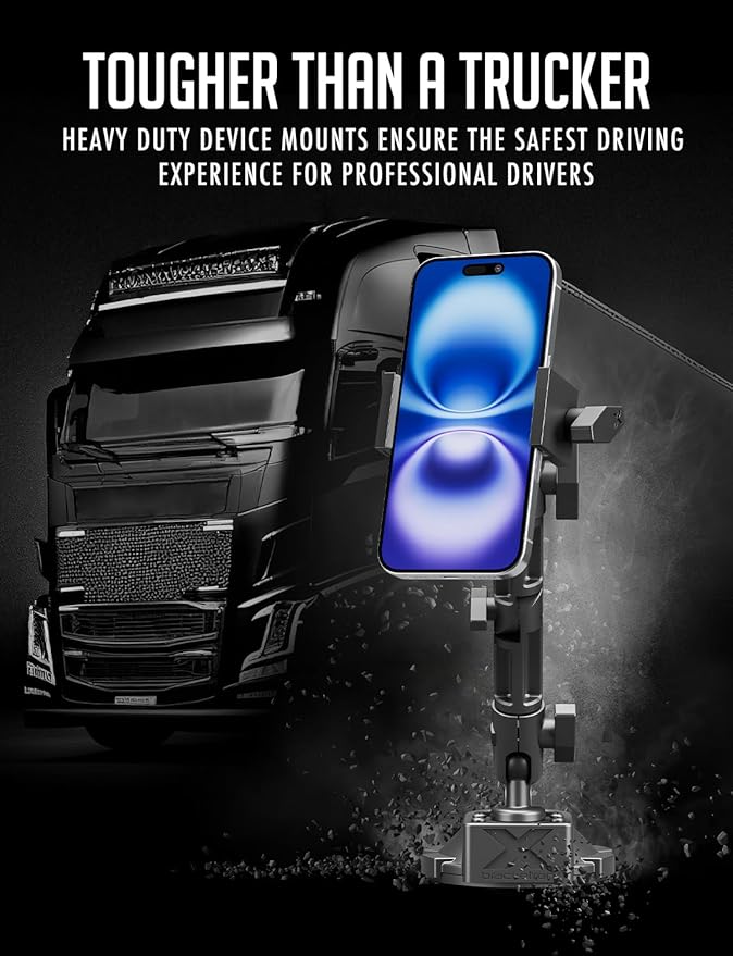 Bracketron HD Phone Dock PRO Dash and Window Metal Clamp Mount, Phone Holder - Image 9
