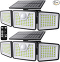 daphino 2500LM Solar Lights Outdoor by ChargebySunLightUpHome