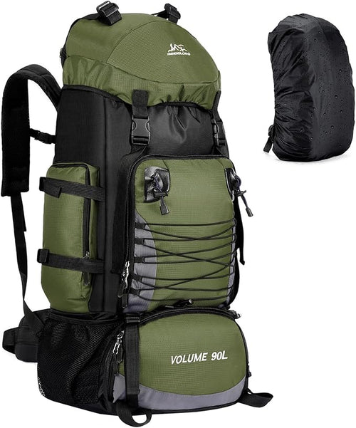 90L Hiking Backpack, Waterproof Camping Bag by Unineovo