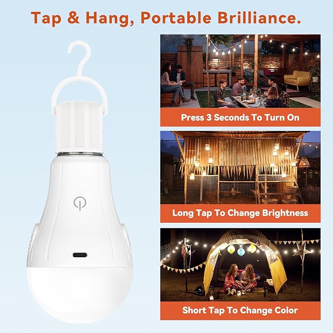 Neporal MagicGlow Rechargeable Light Bulbs - Image 7