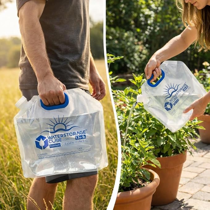 WaterStorageCube Premium Collapsible Water Container Bag, BPA Free Food Grade - Image 8