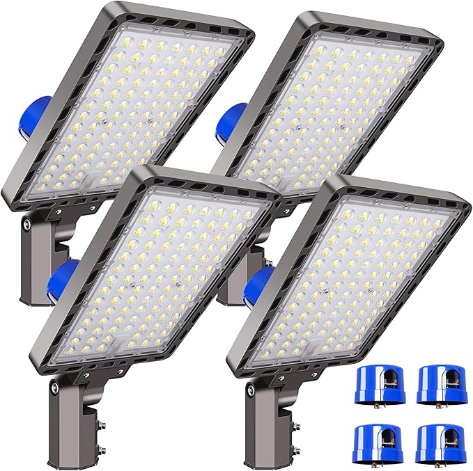 240W LED Parking Lot Light, ETL Listed 36000LM LED Flood Lights Outdoor Dusk to by BIRITALO