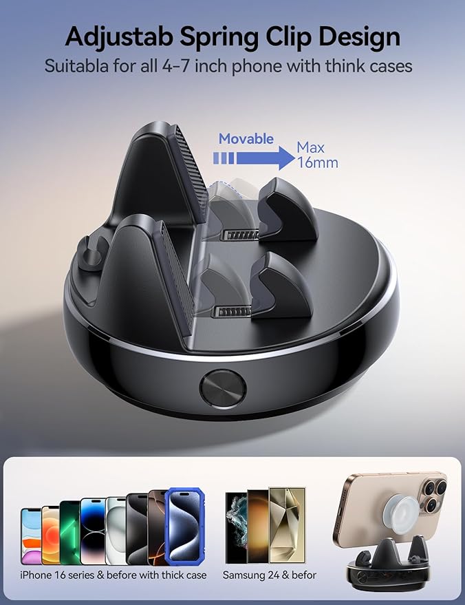 JOYROOM Car Phone Holder Mount, 360° Adjustable & Avoid Sun Glare Phone Holder - Image 8