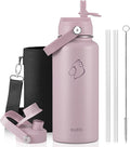 BUZIO 32 oz Water Bottle Insulated, Leakproof Stainless Steel Flask, Wide Mouth by BUZIO