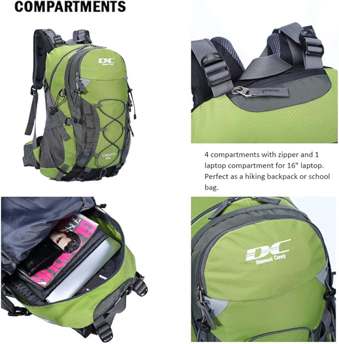 Diamond Candy Waterproof Hiking Backpack - Image 4