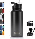 HASLE OUTFITTERS 32oz Stainless Steel Water Bottle, Vacuum Insulated Double by HASLEOUTFITTERS