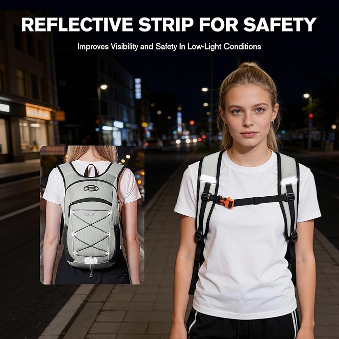 Ultra-Light Soft Daypack 15L/20L, Cushioned Breathable Back Panel Backpack - Image 5