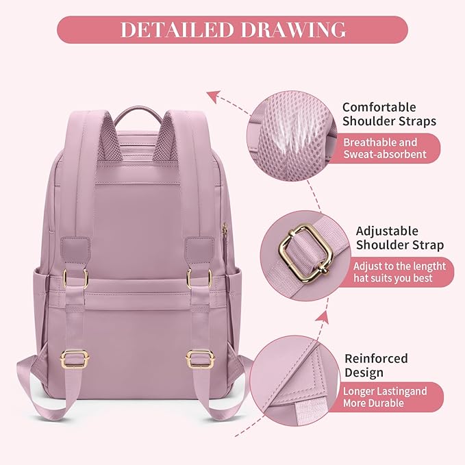GOLF SUPAGS Women Laptop Backpack Casual Daypack - Image 3